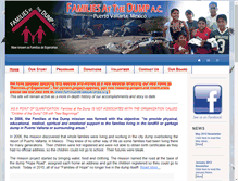 Tablet Screenshot of familiesatthedump.org